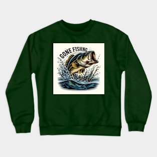 Fishing is Life . Crewneck Sweatshirt